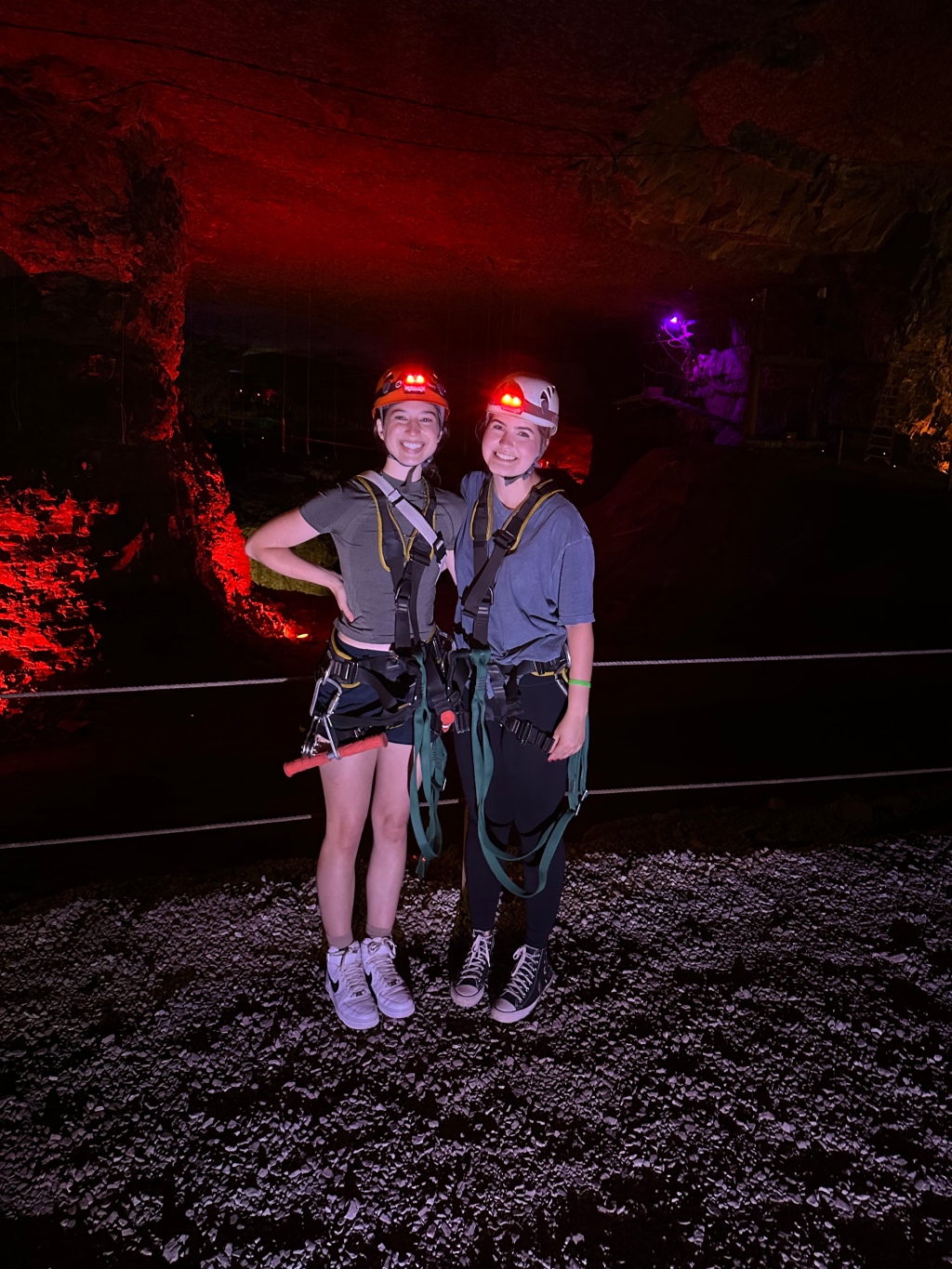 Ziplining tour at Louisville Mega Cavern